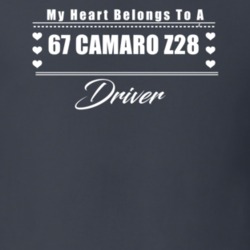 My Heart Belongs To A 1967 Camaro Z28 Driver Dark Color T Shirt