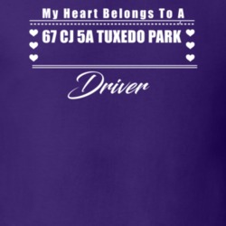 My Heart Belongs To A 1967 Cj 5A Tuxedo Park Driver Dark Color T Shirt