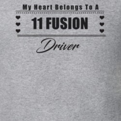 My Heart Belongs To A 2011 Fusion Driver Light Color T Shirt