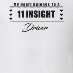My Heart Belongs To A 2011 Insight Driver Light Color T Shirt