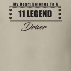 My Heart Belongs To A 2011 Legend Driver Light Color T Shirt
