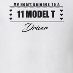 My Heart Belongs To A 1911 Model T Driver Light Color T Shirt