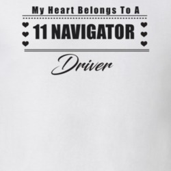 My Heart Belongs To A 2011 Navigator Driver Light Color T Shirt
