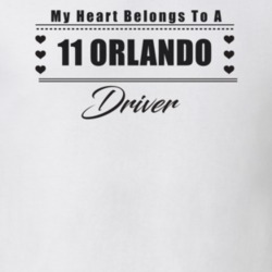 My Heart Belongs To A 2011 Orlando Driver Light Color T Shirt