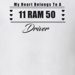 My Heart Belongs To A 2011 Ram 50 Driver Light Color T Shirt