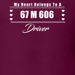 My Heart Belongs To A 1967 M 606 Driver Dark Color T Shirt