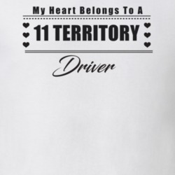 My Heart Belongs To A 2011 Territory Driver Light Color T Shirt
