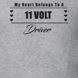 My Heart Belongs To A 2011 Volt Driver Light Color T Shirt