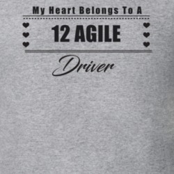 My Heart Belongs To A 2012 Agile Driver Light Color T Shirt