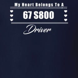 My Heart Belongs To A 1967 S800 Driver Dark Color T Shirt