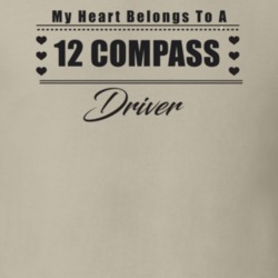 My Heart Belongs To A 2012 Compass Driver Light Color T Shirt