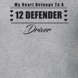 My Heart Belongs To A 1912 Defender Driver Light Color T Shirt
