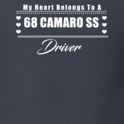 My Heart Belongs To A 1968 Camaro Ss Driver Dark Color T Shirt