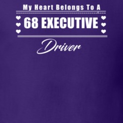 My Heart Belongs To A 1968 Executive Driver Dark Color T Shirt