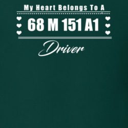 My Heart Belongs To A 1968 M 151 A1 Driver Dark Color T Shirt