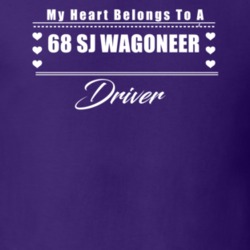 My Heart Belongs To A 1968 Sj Wagoneer Driver Dark Color T Shirt