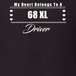 My Heart Belongs To A 1968 Xl Driver Dark Color T Shirt