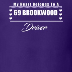 My Heart Belongs To A 1969 Brookwood Driver Dark Color T Shirt
