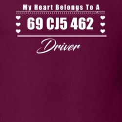 My Heart Belongs To A 1969 Cj5 462 Driver Dark Color T Shirt