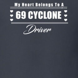 My Heart Belongs To A 1969 Cyclone Driver Dark Color T Shirt