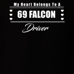 My Heart Belongs To A 1969 Falcon Driver Dark Color T Shirt