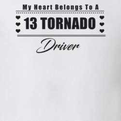 My Heart Belongs To A 2013 Tornado Driver Light Color T Shirt