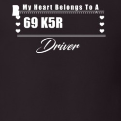 My Heart Belongs To A 1969 K5 Blazer Driver Dark Color T Shirt