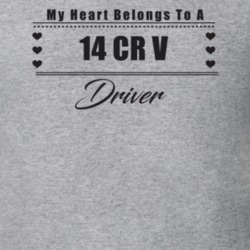 My Heart Belongs To A 2014 Cr V Driver Light Color T Shirt