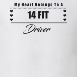 My Heart Belongs To A 2014 Fit Driver Light Color T Shirt
