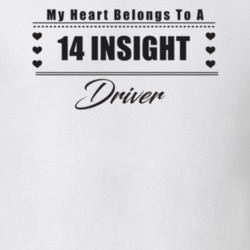 My Heart Belongs To A 2014 Insight Driver Light Color T Shirt