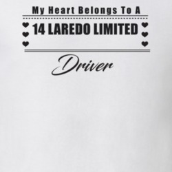 My Heart Belongs To A 2014 Laredo Limited Driver Light Color T Shirt