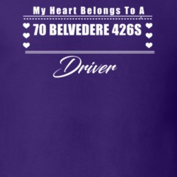 My Heart Belongs To A 1970 Belvedere 426S Driver Dark Color T Shirt