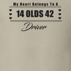 My Heart Belongs To A 1914 Olds 42 Driver Light Color T Shirt