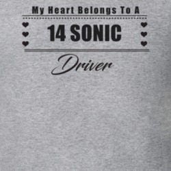 My Heart Belongs To A 2014 Sonic Driver Light Color T Shirt