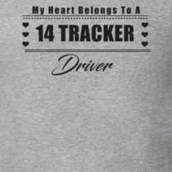 My Heart Belongs To A 2014 Tracker Driver Light Color T Shirt