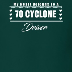 My Heart Belongs To A 1970 Cyclone Driver Dark Color T Shirt