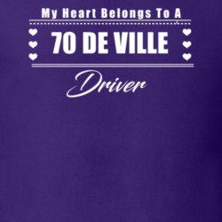 My Heart Belongs To A 1970 De Ville Driver Dark Color T Shirt