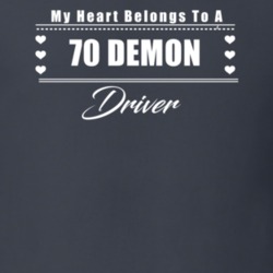 My Heart Belongs To A 1970 Demon Driver Dark Color T Shirt