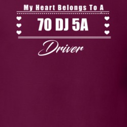 My Heart Belongs To A 1970 Dj 5A Driver Dark Color T Shirt