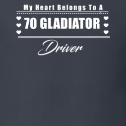 My Heart Belongs To A 1970 Gladiator Driver Dark Color T Shirt