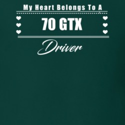 My Heart Belongs To A 1970 Gtx Driver Dark Color T Shirt