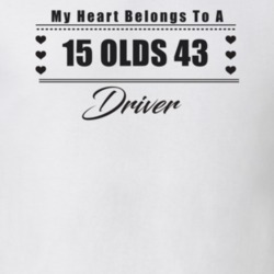 My Heart Belongs To A 1915 Olds 43 Driver Light Color T Shirt