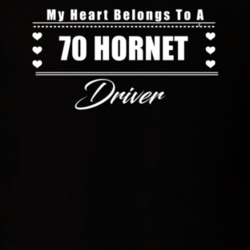 My Heart Belongs To A 1970 Hornet Driver Dark Color T Shirt