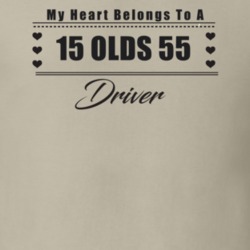 My Heart Belongs To A 1915 Olds 55 Driver Light Color T Shirt