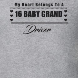 My Heart Belongs To A 1916 Baby Grand Driver Light Color T Shirt