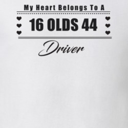 My Heart Belongs To A 1916 Olds 44 Driver Light Color T Shirt