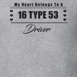 My Heart Belongs To A 1916 Type 53 Driver Light Color T Shirt
