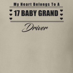 My Heart Belongs To A 1917 Baby Grand Driver Light Color T Shirt
