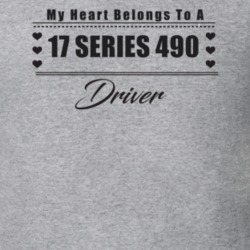 My Heart Belongs To A 1917 Series 490 Driver Light Color T Shirt