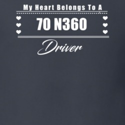 My Heart Belongs To A 1970 N360 Driver Dark Color T Shirt